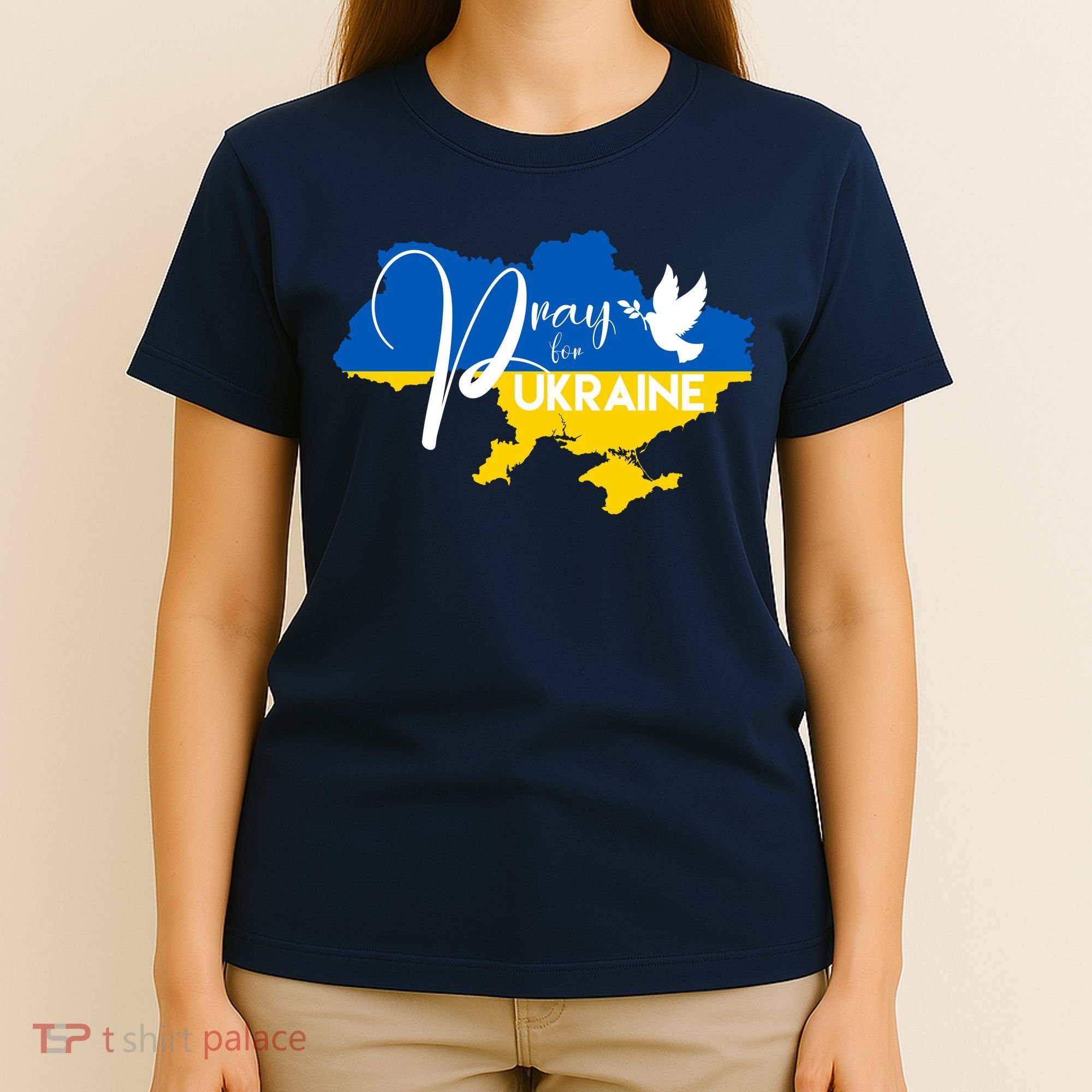 Pray For Ukraine Dove T-Shirt