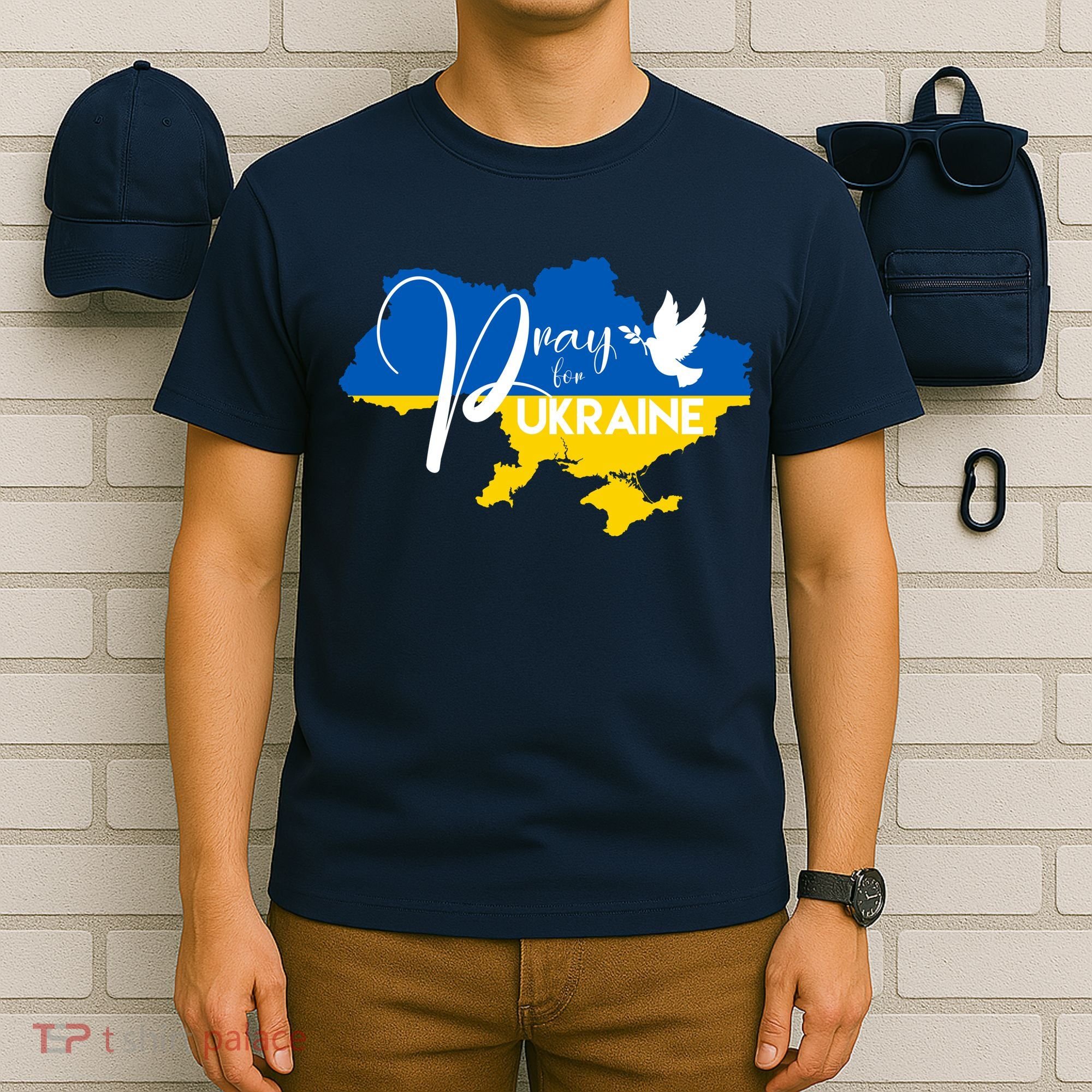 Pray For Ukraine Dove T-Shirt