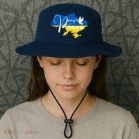 Pray For Ukraine Dove Bucket Hat thumb 3