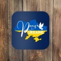 Pray For Ukraine Dove Coaster thumb 0