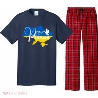 Pray For Ukraine Dove Pajama Set thumb 0