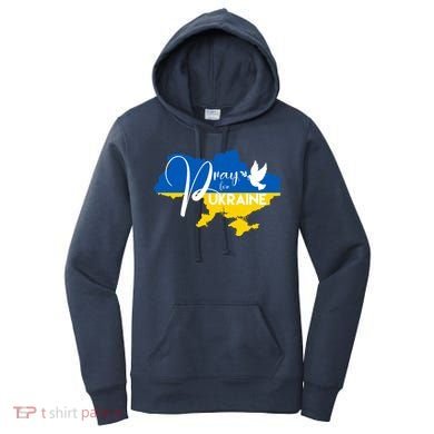 Pray For Ukraine Dove Women's Hoodie