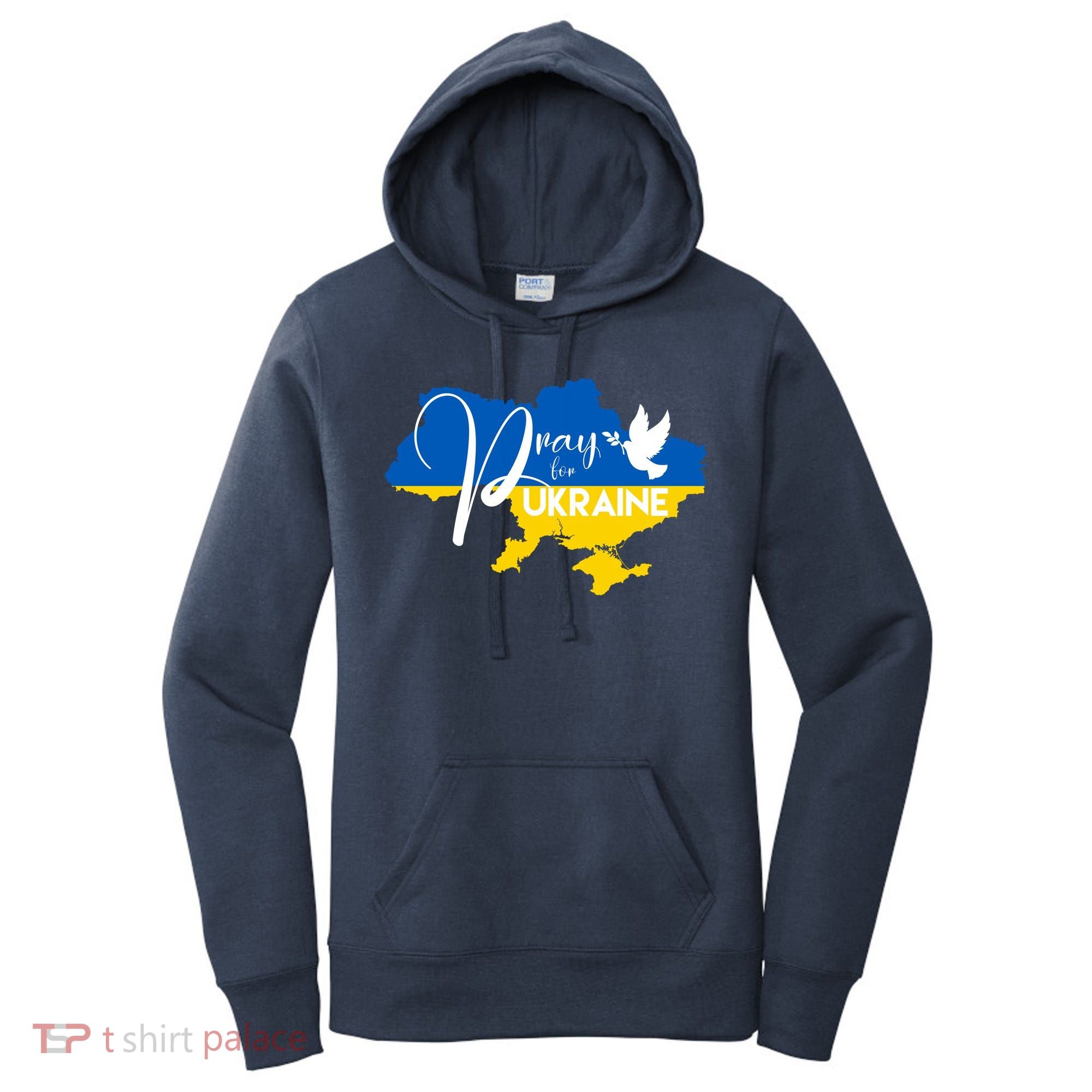 Pray For Ukraine Dove Women's Hoodie
