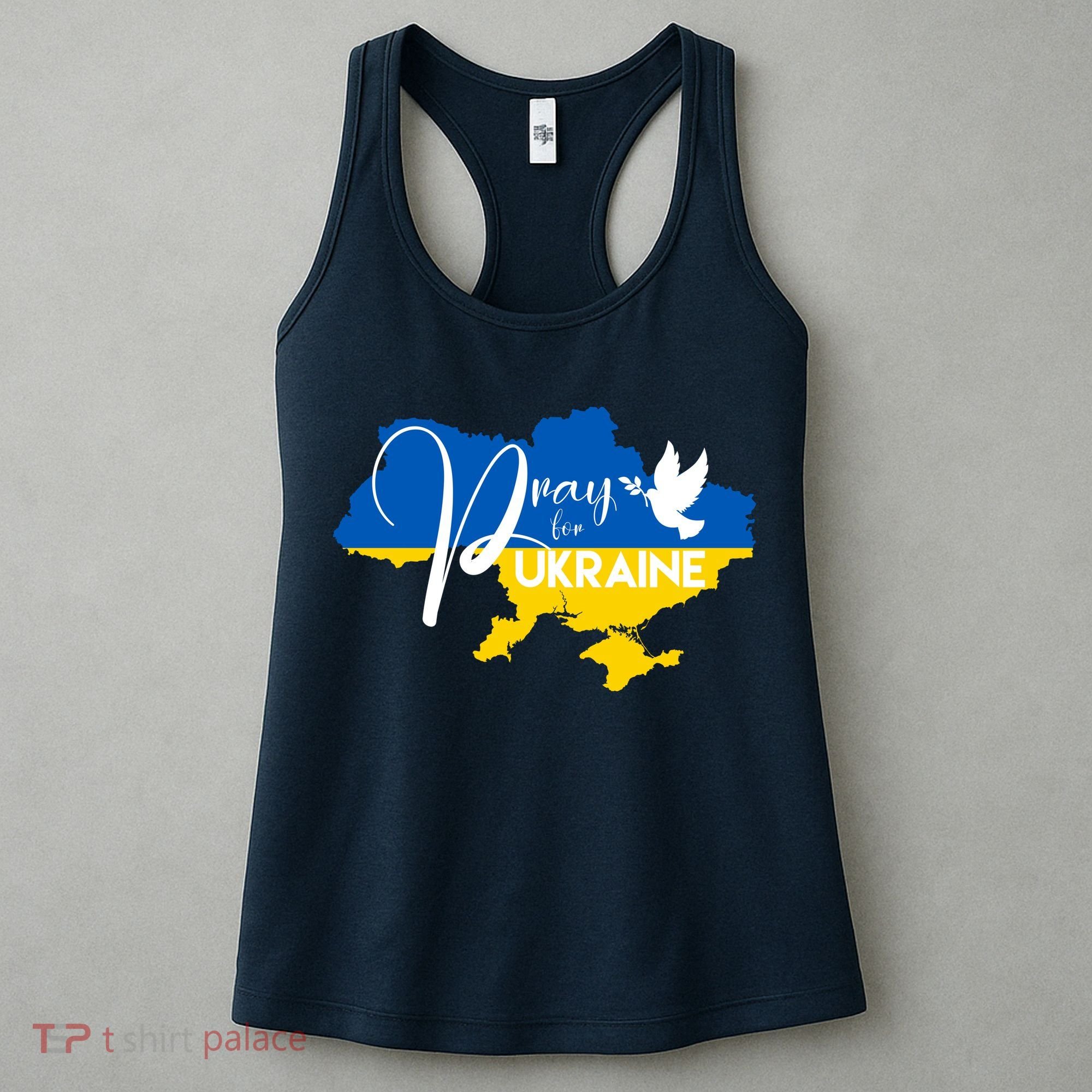 Pray For Ukraine Dove Women's Tank Top