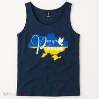 Pray For Ukraine Dove Tank Top thumb 2