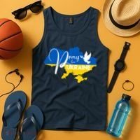 Pray For Ukraine Dove Tank Top thumb 4