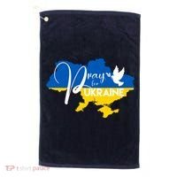 Pray For Ukraine Dove Golf Towel thumb 0