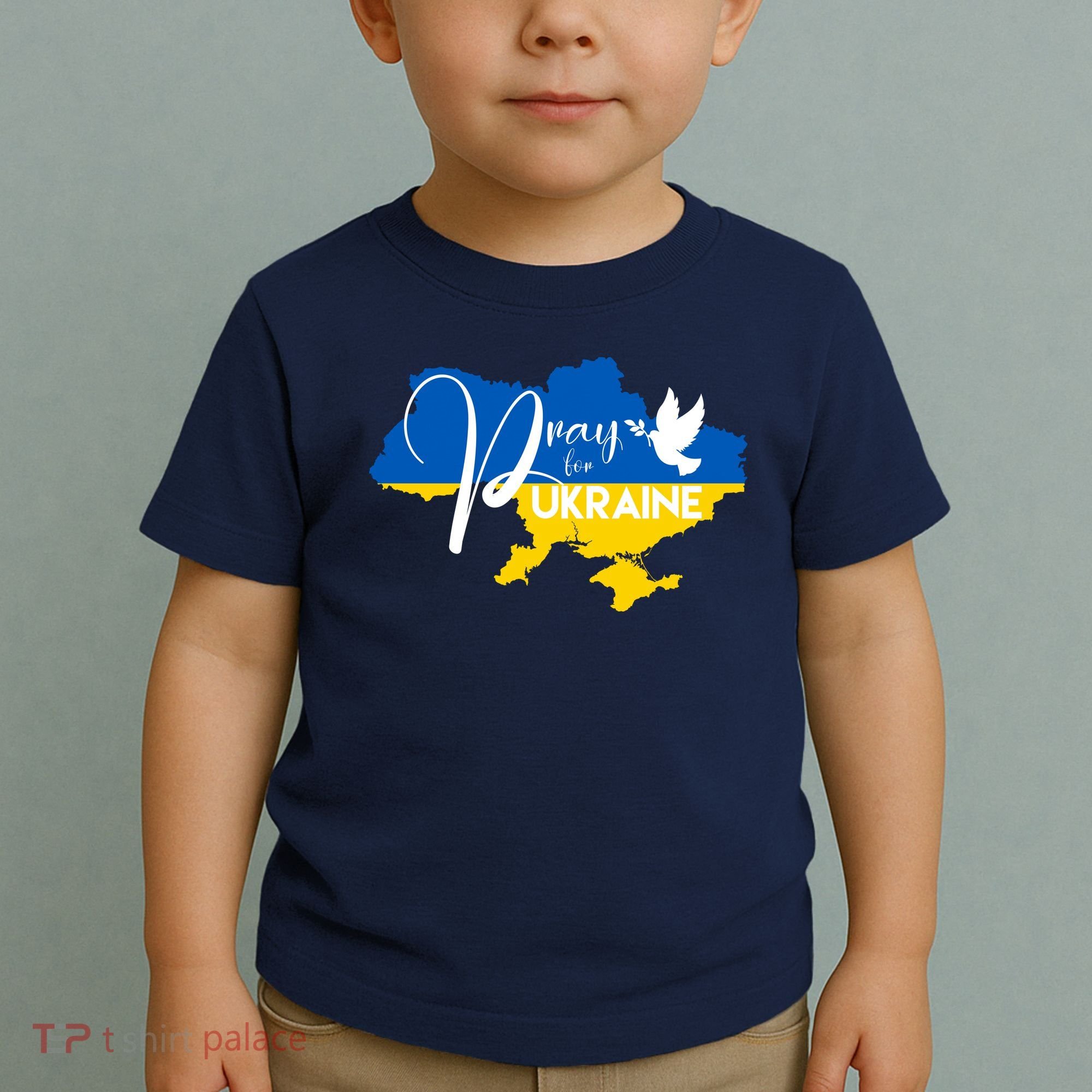 Pray For Ukraine Dove Toddler T-Shirt