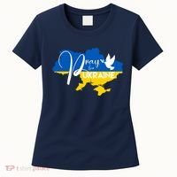 Pray For Ukraine Dove Women's T-Shirt thumb 0