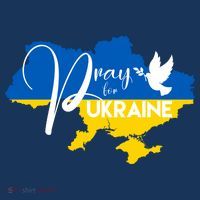 Pray For Ukraine Dove Kids Hoodie thumb 5