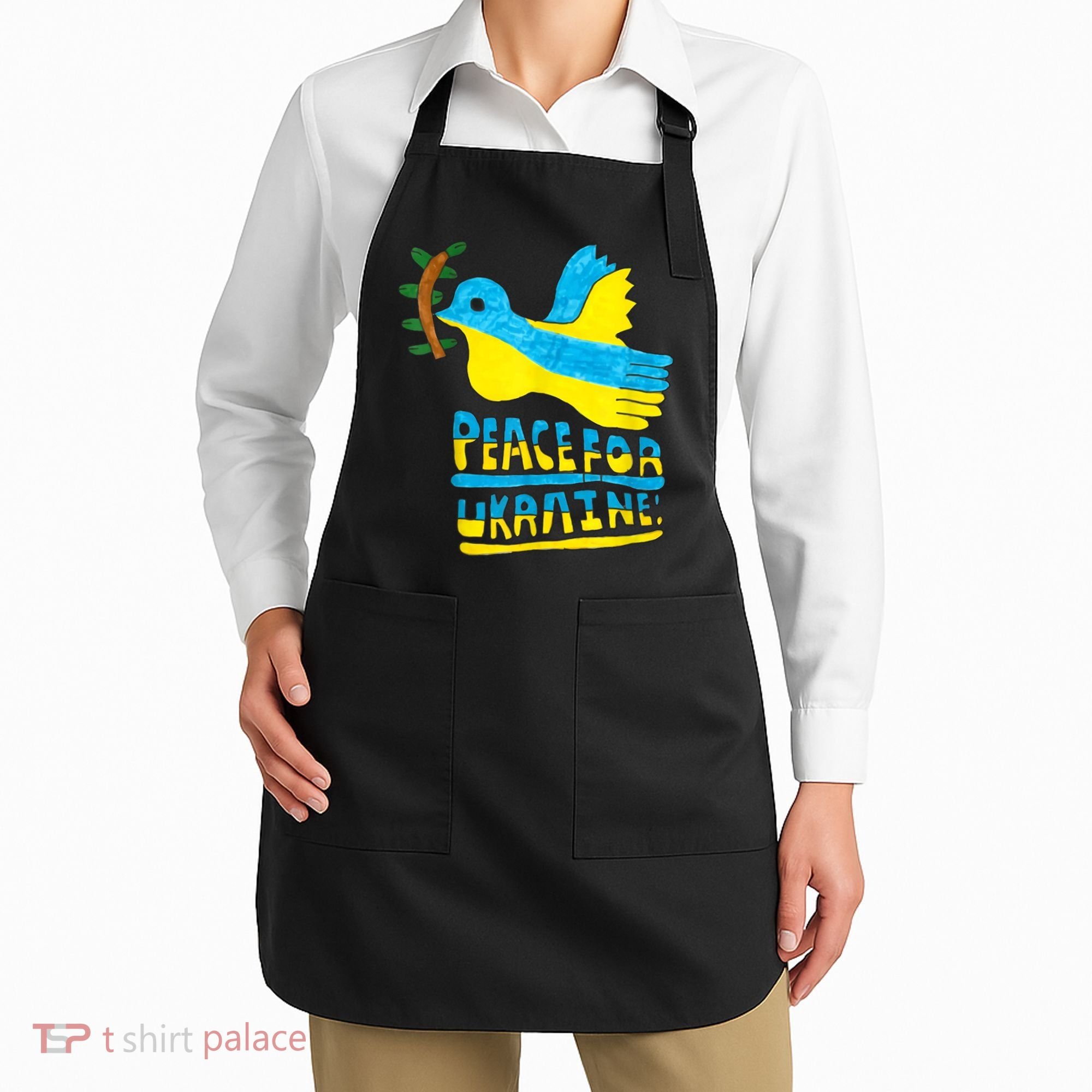Peace For Ukraine Bird Apron