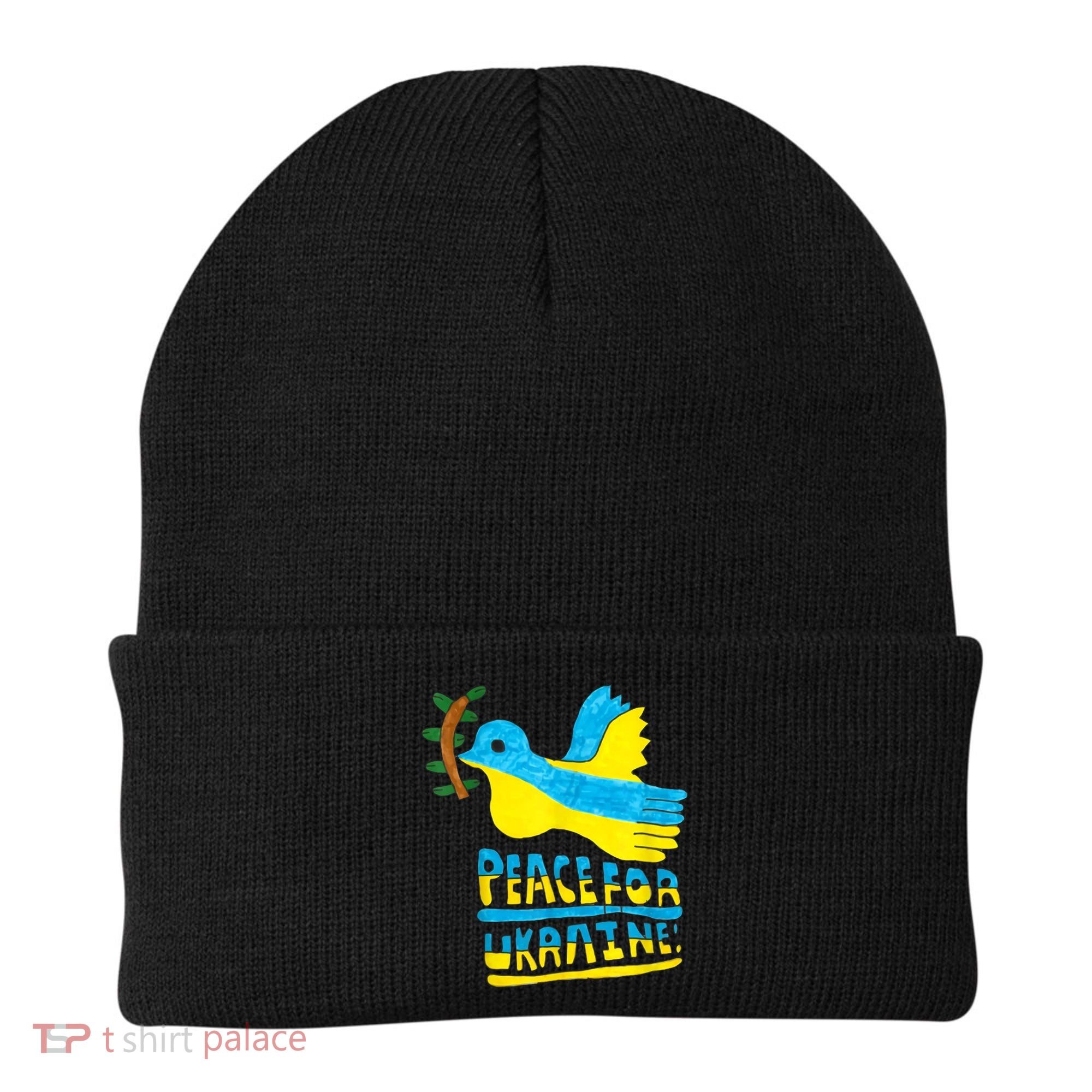 Peace For Ukraine Bird Beanie