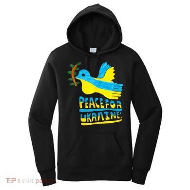 Peace For Ukraine Bird Women's Hoodie