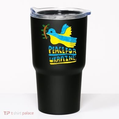 Peace For Ukraine Bird Tumbler