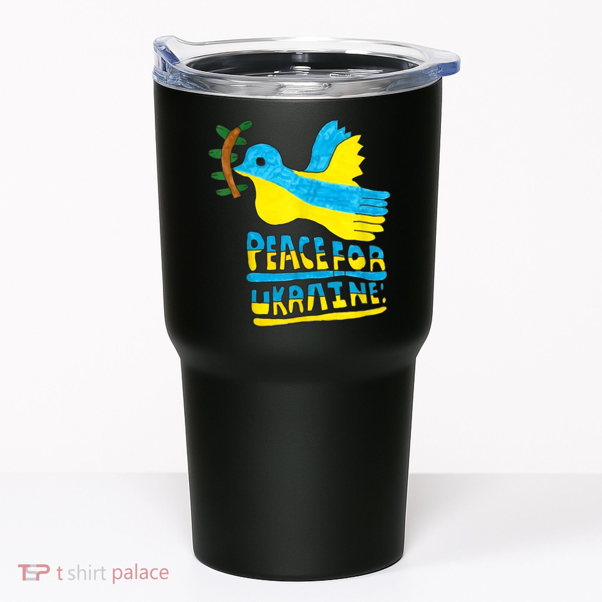 Peace For Ukraine Bird Tumbler