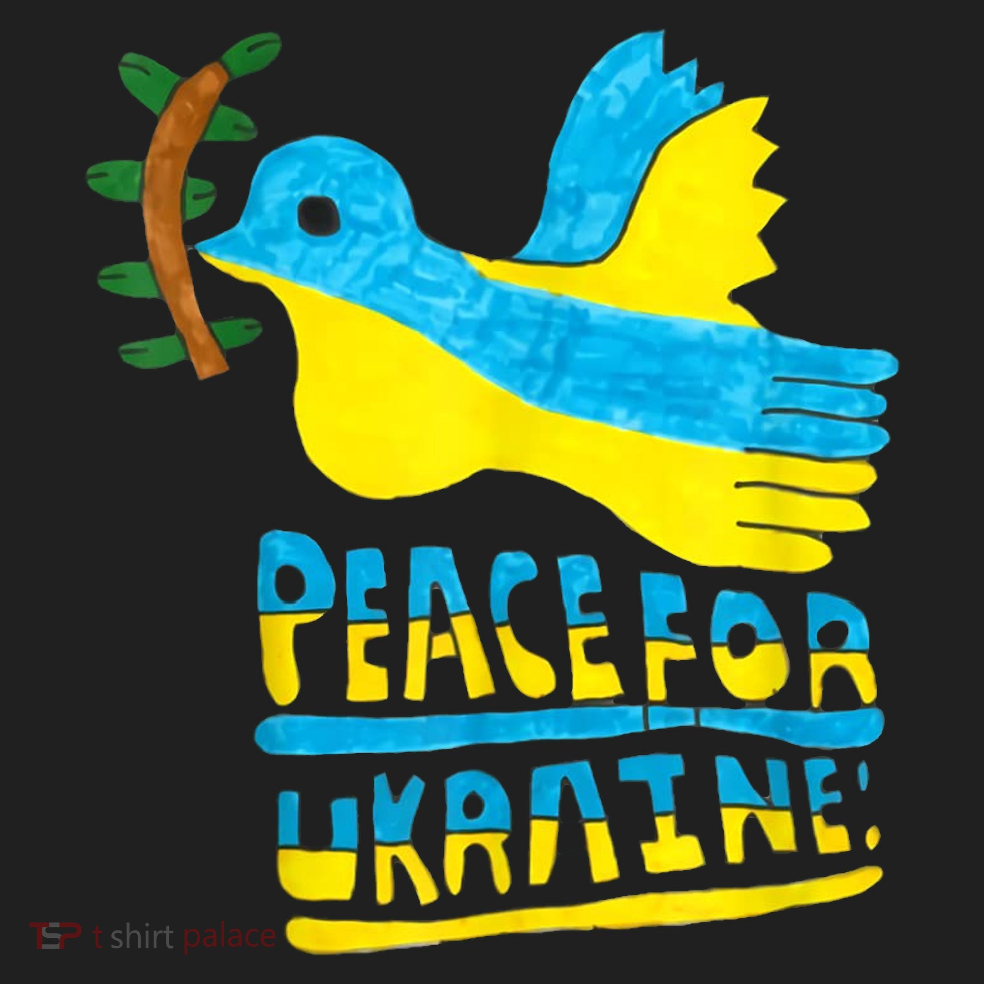 Peace For Ukraine Bird Tumbler