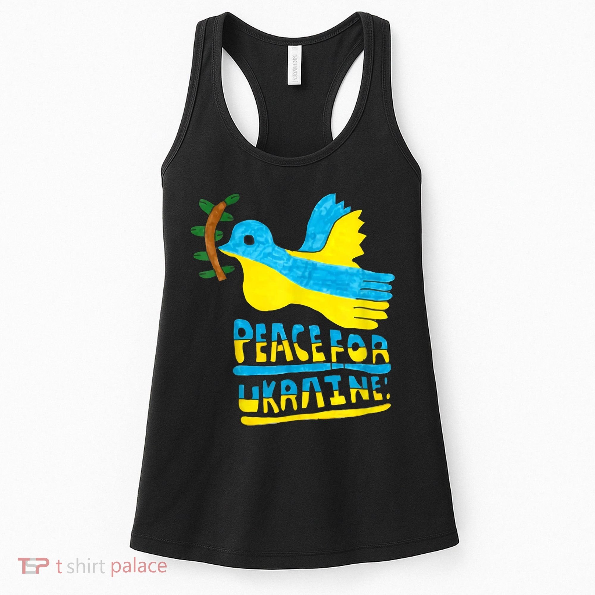 Peace For Ukraine Bird Women's Tank Top