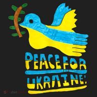 Peace For Ukraine Bird Golf Towel thumb 3