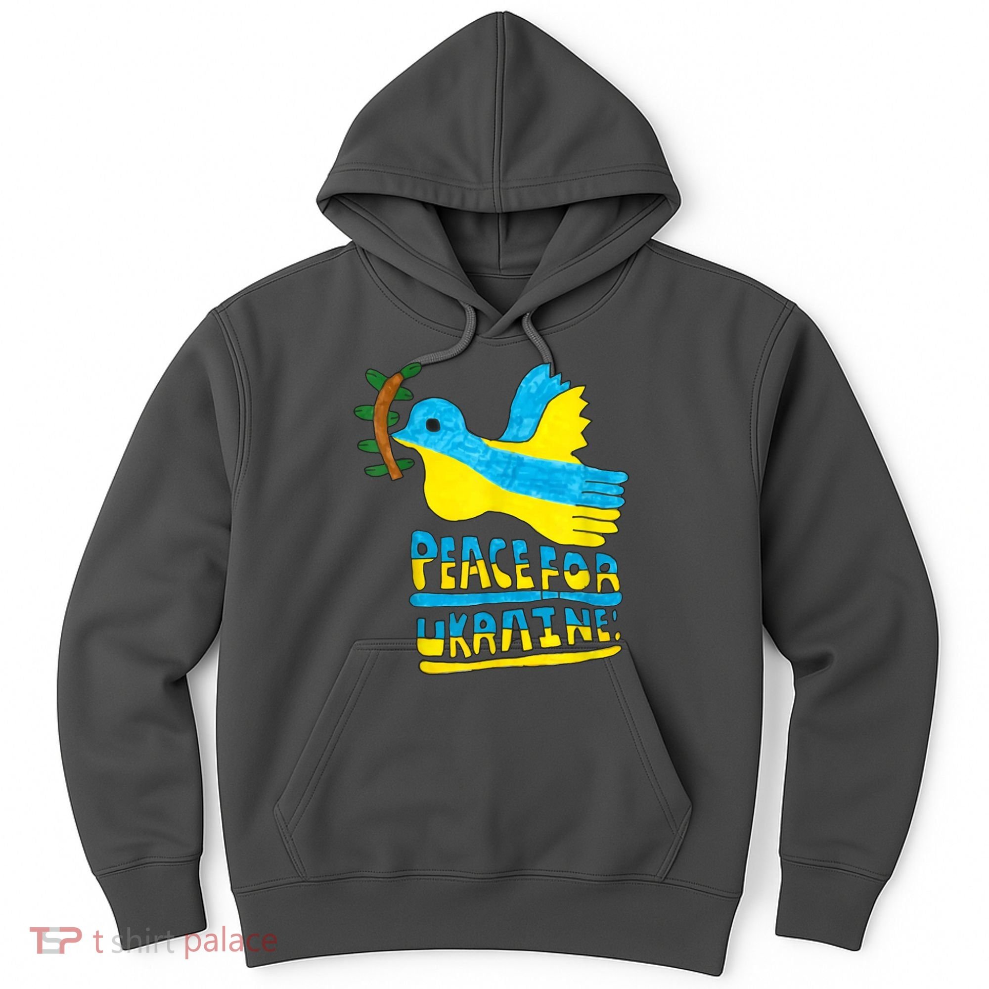 Peace For Ukraine Bird Hoodie