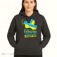 Peace For Ukraine Bird Hoodie thumb 5