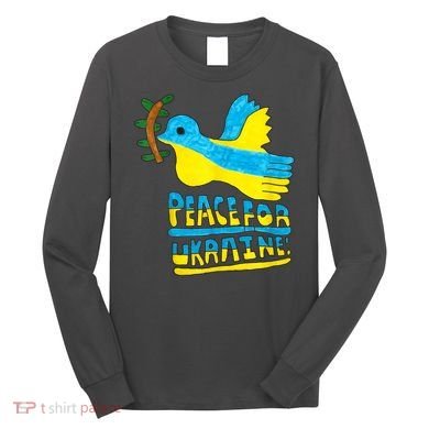 Peace For Ukraine Bird Long Sleeve Shirt