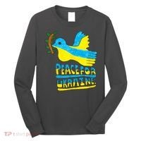Peace For Ukraine Bird Long Sleeve Shirt thumb 0