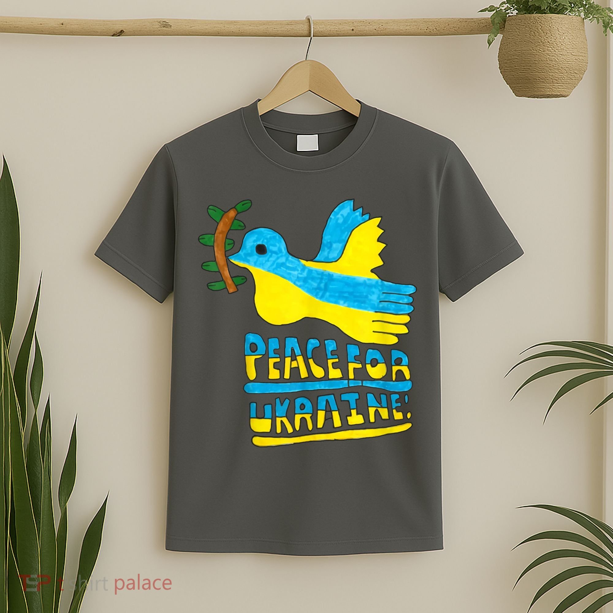 Peace For Ukraine Bird T-Shirt