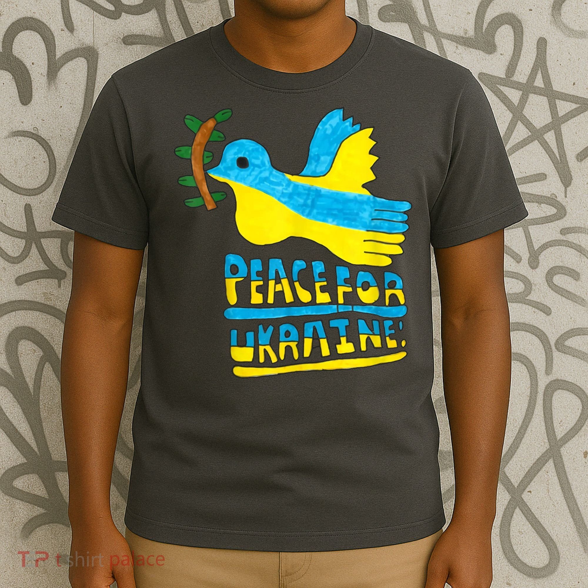 Peace For Ukraine Bird T-Shirt