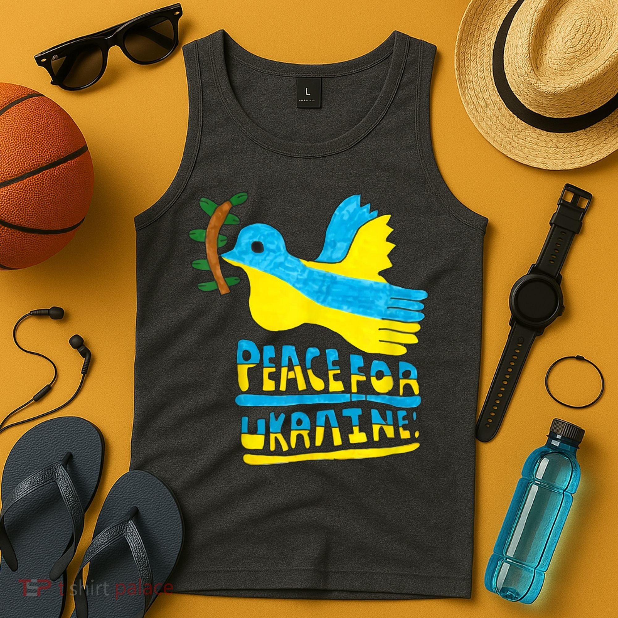Peace For Ukraine Bird Tank Top