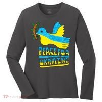 Peace For Ukraine Bird Women's Long Sleeve Shirt thumb 0