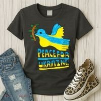 Peace For Ukraine Bird Women's T-Shirt thumb 3