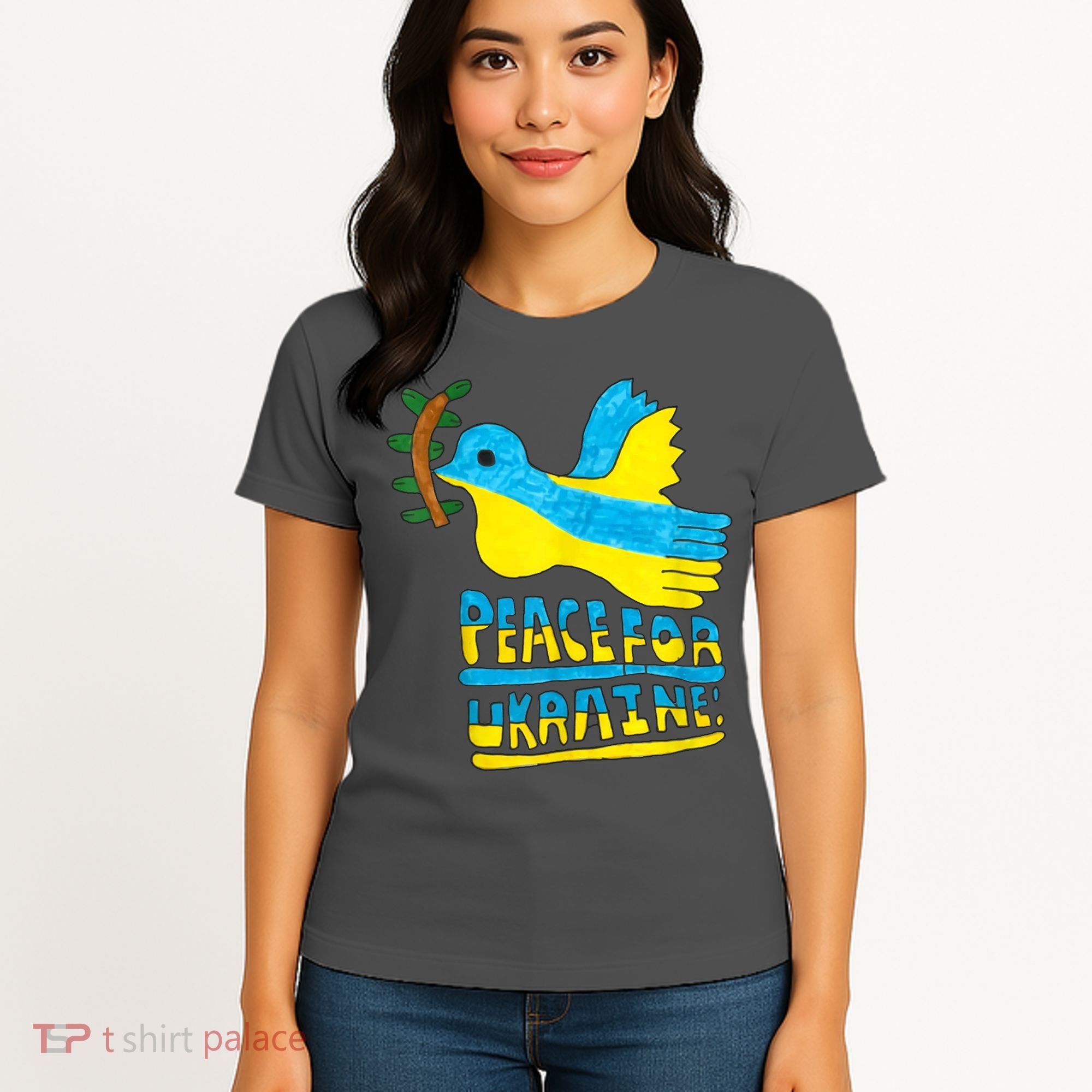 Peace For Ukraine Bird Women's T-Shirt