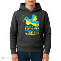 Peace For Ukraine Bird Kids Hoodie thumb 4
