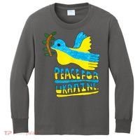 Peace For Ukraine Bird Kids Long Sleeve Shirt thumb 0