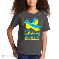Peace For Ukraine Bird Kids T-Shirt thumb 2