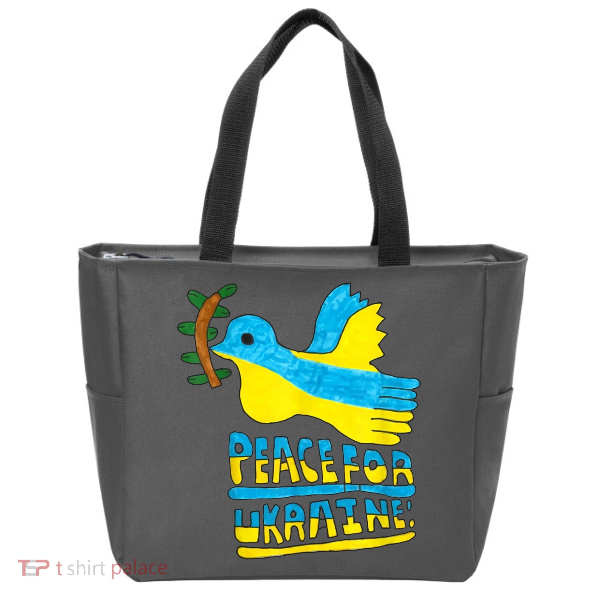 Peace For Ukraine Bird Tote Bag