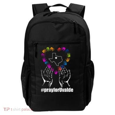 Pray For Uvalde Colorful Handprints Backpack