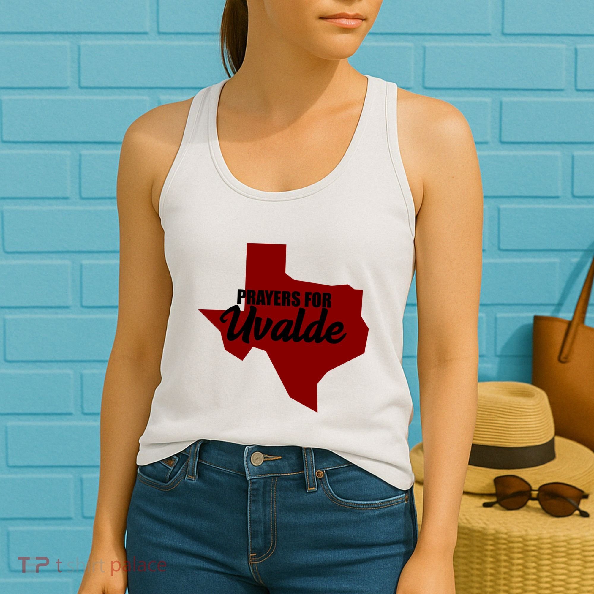 Prayers For Uvalde Texas Strong Women's Tank Top