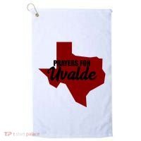 Prayers For Uvalde Texas Strong Golf Towel thumb 0
