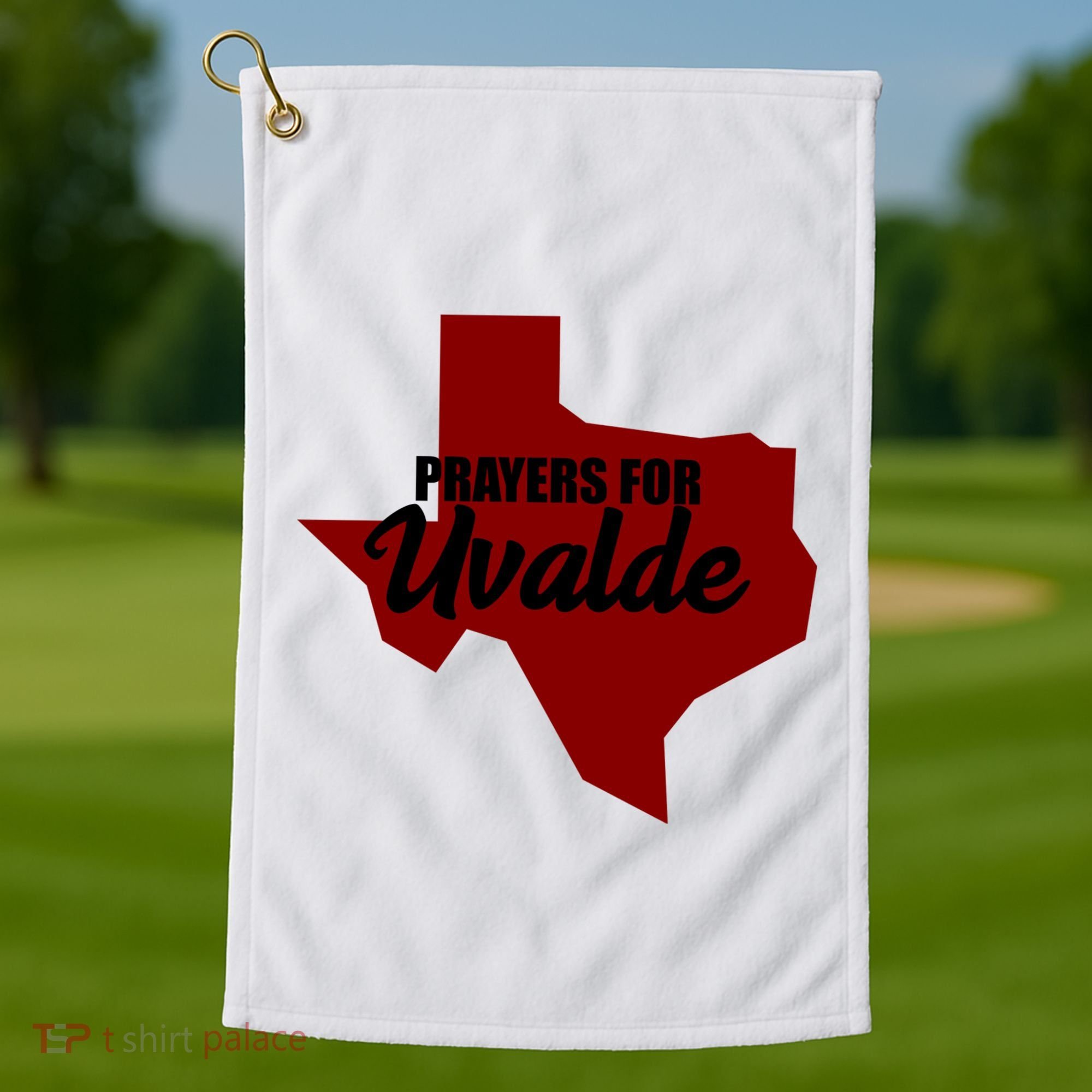 Prayers For Uvalde Texas Strong Golf Towel