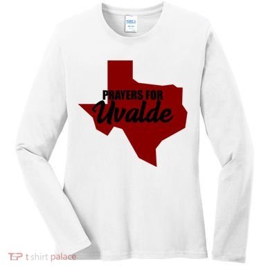 Prayers For Uvalde Texas Strong Women's Long Sleeve Shirt