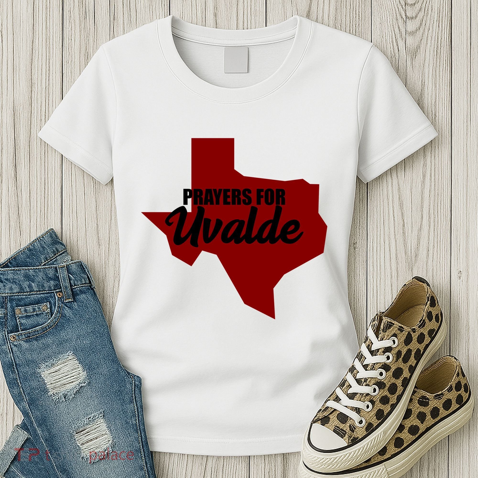 Prayers For Uvalde Texas Strong Women's T-Shirt