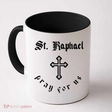 Pray For Us St. Raphael Coffee Mug