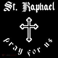 Pray For Us St. Raphael Women's Hoodie thumb 2