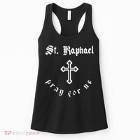 Pray For Us St. Raphael Women's Tank Top thumb 0