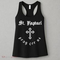 Pray For Us St. Raphael Women's Tank Top thumb 3