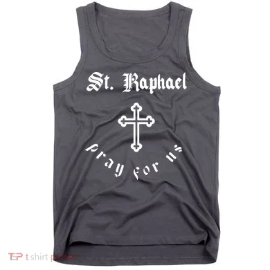 Pray For Us St. Raphael Tank Top