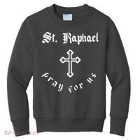 Pray For Us St. Raphael Kids Sweatshirt thumb 0