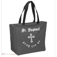 Pray For Us St. Raphael Tote Bag thumb 2