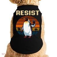 Penguin Flippers Up Resist Funny Penguins Against Trump Doggie Tank thumb 0